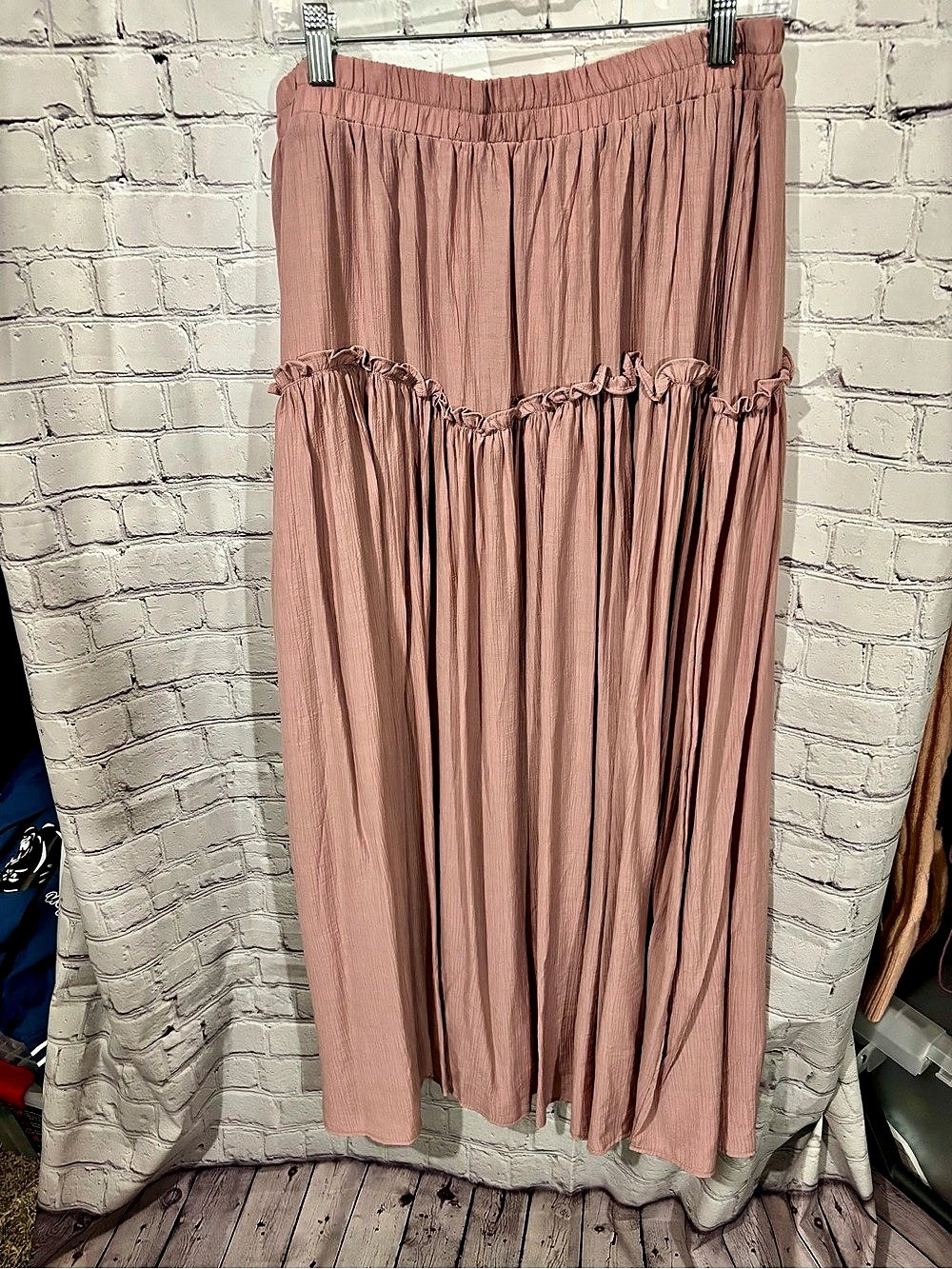 Fashion Nova Lily Maxi Skirt Pink